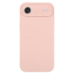 Coque de téléphone en silicone liquide Pure Color Fine Pore, Pour iPhone Air