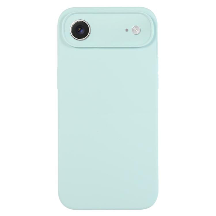 Coque de téléphone en silicone liquide Pure Color Fine Pore, Pour iPhone Air