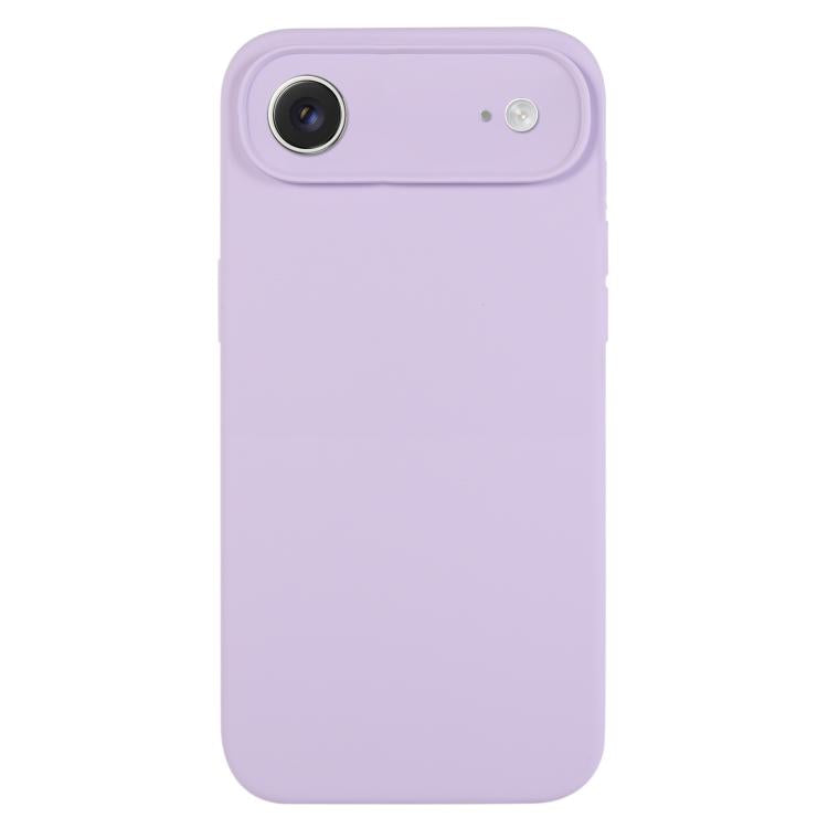 Coque de téléphone en silicone liquide Pure Color Fine Pore, Pour iPhone Air