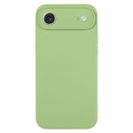 Coque de téléphone en silicone liquide Pure Color Fine Pore, Pour iPhone Air