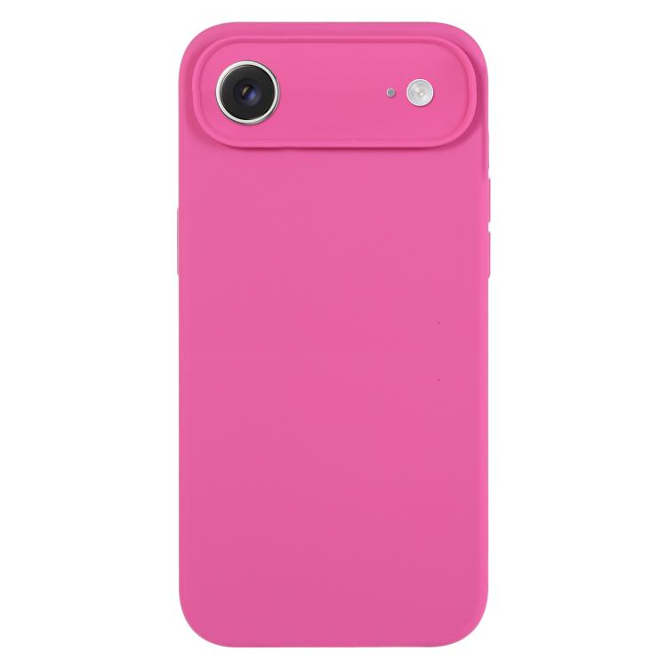 Coque de téléphone en silicone liquide Pure Color Fine Pore, Pour iPhone Air