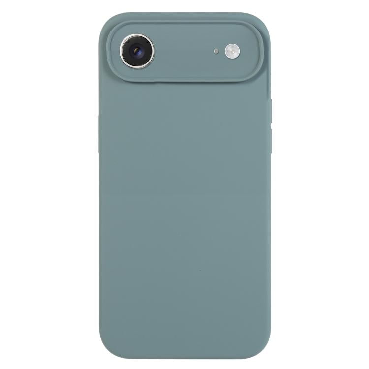 Coque de téléphone en silicone liquide Pure Color Fine Pore, Pour iPhone Air