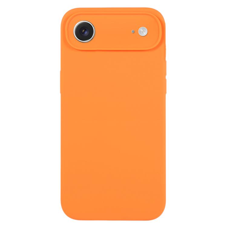 Coque de téléphone en silicone liquide Pure Color Fine Pore, Pour iPhone Air