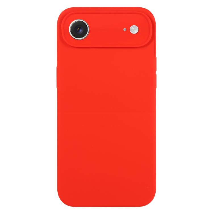 Coque de téléphone en silicone liquide Pure Color Fine Pore, Pour iPhone Air