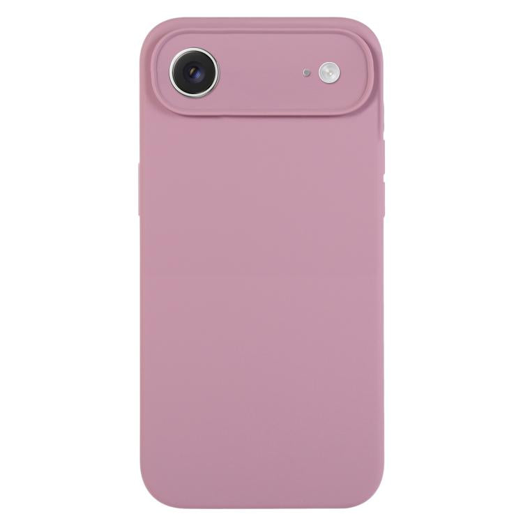 Coque de téléphone en silicone liquide Pure Color Fine Pore, Pour iPhone Air