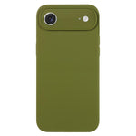 Coque de téléphone en silicone liquide Pure Color Fine Pore, Pour iPhone Air