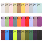 Coque de téléphone en silicone liquide Pure Color Fine Pore, Pour iPhone Air