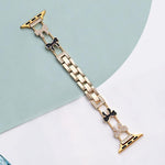 Bracelet de montre xDfind à nœud papillon et chaîne en métal serti de diamants, compatible avec Apple Watch 42/44/45/46/49 mm et Apple Watch 38/40/41/S11 42 mm.