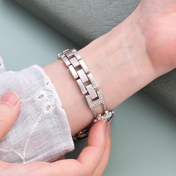 Bracelet de montre xDfind à nœud papillon et chaîne en métal serti de diamants, compatible avec Apple Watch 42/44/45/46/49 mm et Apple Watch 38/40/41/S11 42 mm.
