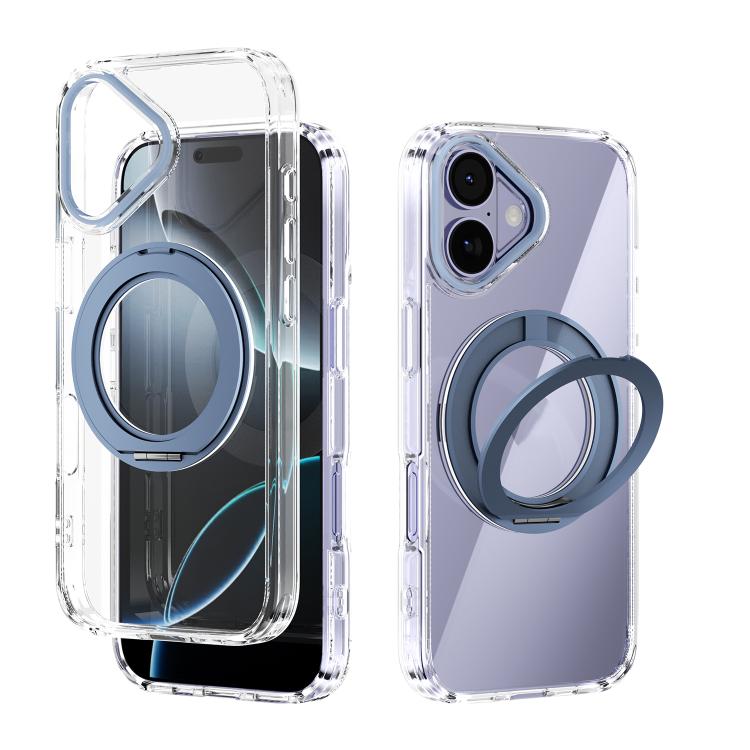 Coque de téléphone transparente ABEEL MagSafe Q-LUCK avec support pivotant, pour iPhone 17 Pro Max, pour iPhone 17 Pro, pour iPhone 17, pour iPhone Air, pour iPhone 16 Pro Max, pour iPhone 16 Pro, pour iPhone 16 Plus, pour iPhone 16