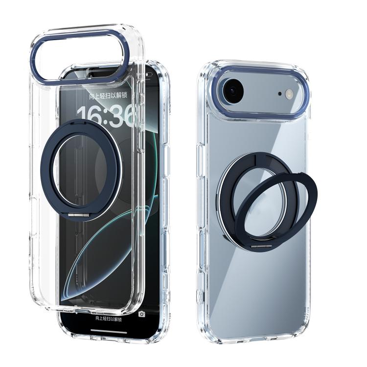Coque de téléphone transparente ABEEL MagSafe Q-LUCK avec support pivotant, pour iPhone 17 Pro Max, pour iPhone 17 Pro, pour iPhone 17, pour iPhone Air, pour iPhone 16 Pro Max, pour iPhone 16 Pro, pour iPhone 16 Plus, pour iPhone 16