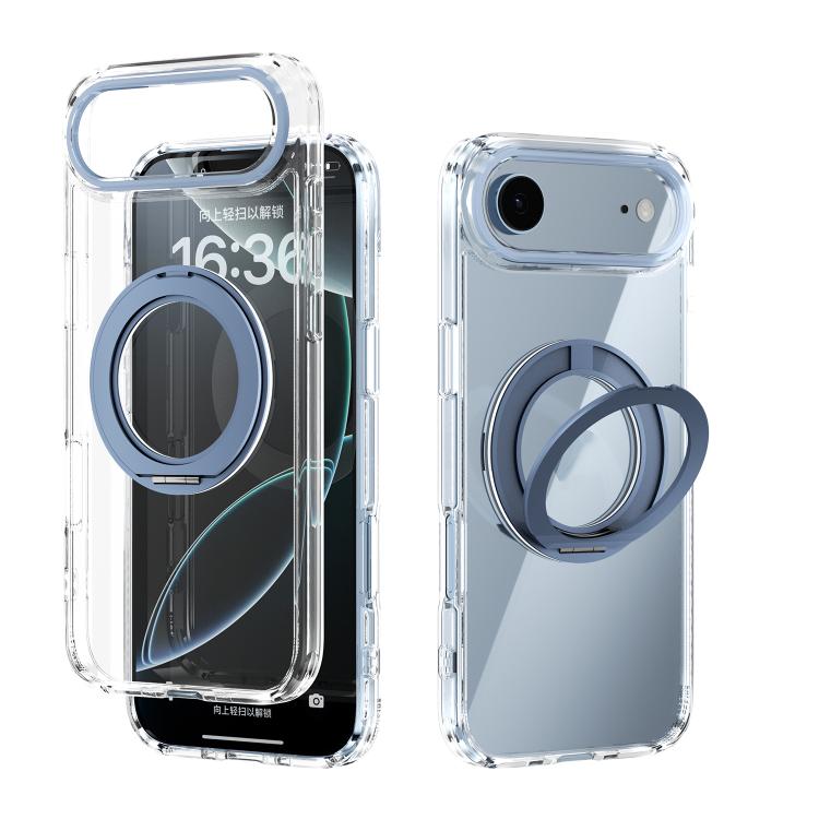 Coque de téléphone transparente ABEEL MagSafe Q-LUCK avec support pivotant, pour iPhone 17 Pro Max, pour iPhone 17 Pro, pour iPhone 17, pour iPhone Air, pour iPhone 16 Pro Max, pour iPhone 16 Pro, pour iPhone 16 Plus, pour iPhone 16
