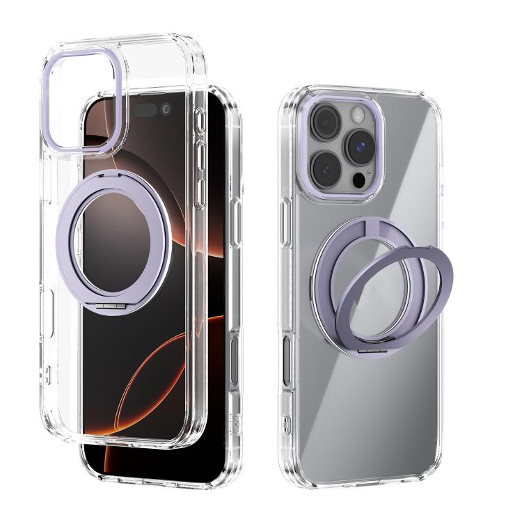 Coque de téléphone transparente ABEEL MagSafe Q-LUCK avec support pivotant, pour iPhone 17 Pro Max, pour iPhone 17 Pro, pour iPhone 17, pour iPhone Air, pour iPhone 16 Pro Max, pour iPhone 16 Pro, pour iPhone 16 Plus, pour iPhone 16