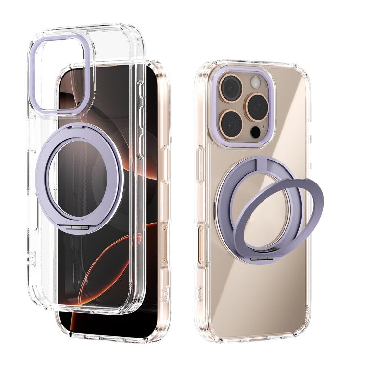 Coque de téléphone transparente ABEEL MagSafe Q-LUCK avec support pivotant, pour iPhone 17 Pro Max, pour iPhone 17 Pro, pour iPhone 17, pour iPhone Air, pour iPhone 16 Pro Max, pour iPhone 16 Pro, pour iPhone 16 Plus, pour iPhone 16