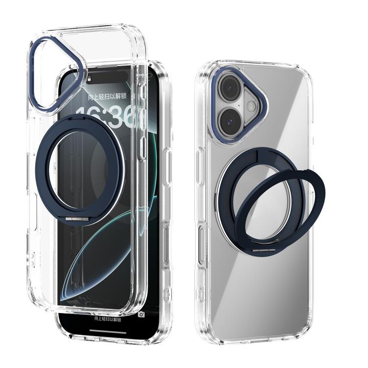 Coque de téléphone transparente ABEEL MagSafe Q-LUCK avec support pivotant, pour iPhone 17 Pro Max, pour iPhone 17 Pro, pour iPhone 17, pour iPhone Air, pour iPhone 16 Pro Max, pour iPhone 16 Pro, pour iPhone 16 Plus, pour iPhone 16