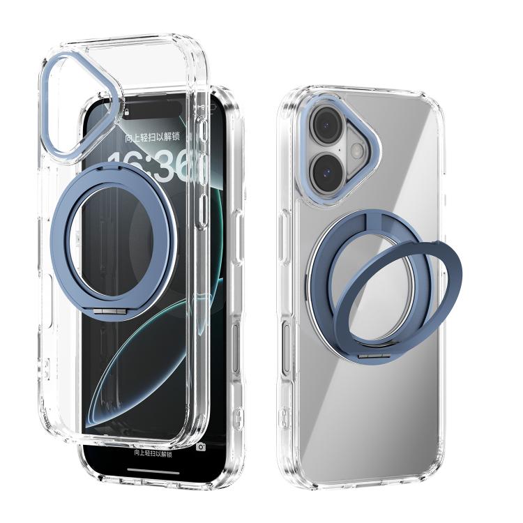 Coque de téléphone transparente ABEEL MagSafe Q-LUCK avec support pivotant, pour iPhone 17 Pro Max, pour iPhone 17 Pro, pour iPhone 17, pour iPhone Air, pour iPhone 16 Pro Max, pour iPhone 16 Pro, pour iPhone 16 Plus, pour iPhone 16