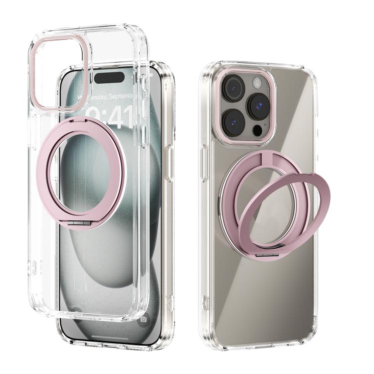 Coque de téléphone transparente ABEEL MagSafe Q-LUCK avec support pivotant, pour iPhone 15 Pro Max, pour iPhone 15 Pro, pour iPhone 15 Plus, pour iPhone 15, pour iPhone 14 Plus, pour iPhone 14, pour iPhone 14 Pro, pour iPhone 14 Pro Max