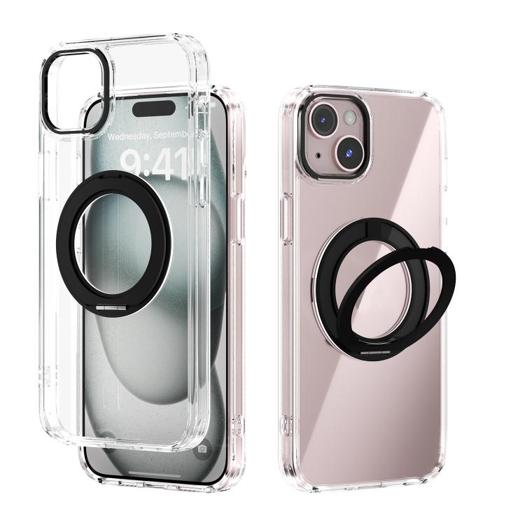 Coque de téléphone transparente ABEEL MagSafe Q-LUCK avec support pivotant, pour iPhone 15 Pro Max, pour iPhone 15 Pro, pour iPhone 15 Plus, pour iPhone 15, pour iPhone 14 Plus, pour iPhone 14, pour iPhone 14 Pro, pour iPhone 14 Pro Max