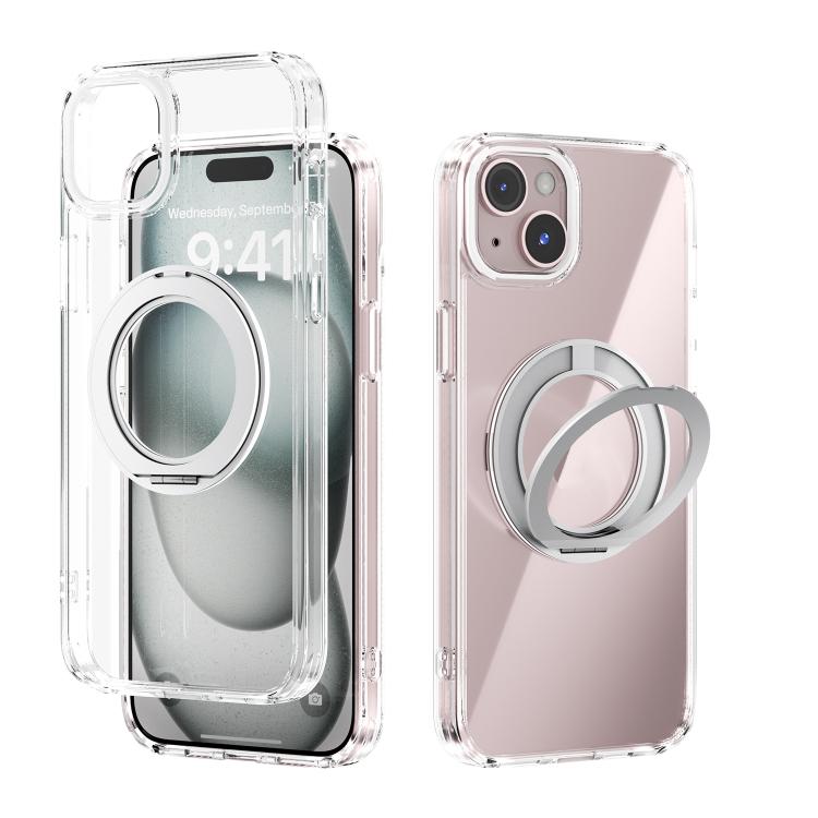 Coque de téléphone transparente ABEEL MagSafe Q-LUCK avec support pivotant, pour iPhone 15 Pro Max, pour iPhone 15 Pro, pour iPhone 15 Plus, pour iPhone 15, pour iPhone 14 Plus, pour iPhone 14, pour iPhone 14 Pro, pour iPhone 14 Pro Max