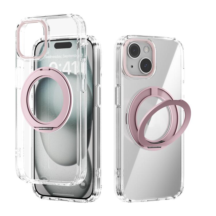 Coque de téléphone transparente ABEEL MagSafe Q-LUCK avec support pivotant, pour iPhone 15 Pro Max, pour iPhone 15 Pro, pour iPhone 15 Plus, pour iPhone 15, pour iPhone 14 Plus, pour iPhone 14, pour iPhone 14 Pro, pour iPhone 14 Pro Max