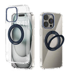 Coque de téléphone transparente ABEEL MagSafe Q-LUCK avec support pivotant, pour iPhone 13 Pro Max, pour iPhone 13 Pro, pour iPhone 13