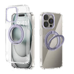 Coque de téléphone transparente ABEEL MagSafe Q-LUCK avec support pivotant, pour iPhone 13 Pro Max, pour iPhone 13 Pro, pour iPhone 13