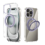 Coque de téléphone transparente ABEEL MagSafe Q-LUCK avec support pivotant, pour iPhone 13 Pro Max, pour iPhone 13 Pro, pour iPhone 13