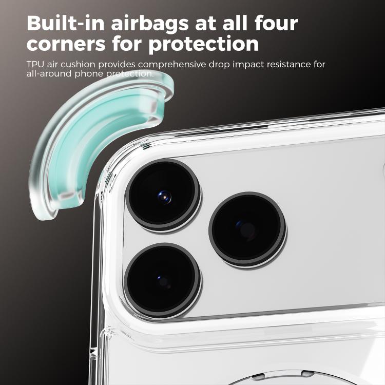Coque de téléphone transparente ABEEL MagSafe Q-LUCK avec support pivotant, pour iPhone 13 Pro Max, pour iPhone 13 Pro, pour iPhone 13