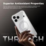 Coque de téléphone transparente ABEEL MagSafe Q-LUCK avec support pivotant, pour iPhone 13 Pro Max, pour iPhone 13 Pro, pour iPhone 13