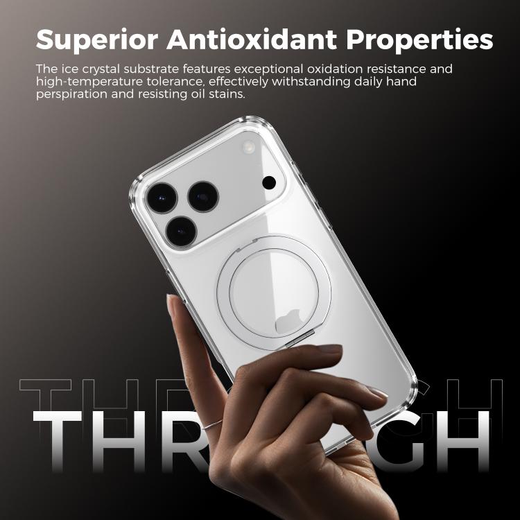 Coque de téléphone transparente ABEEL MagSafe Q-LUCK avec support pivotant, pour iPhone 13 Pro Max, pour iPhone 13 Pro, pour iPhone 13