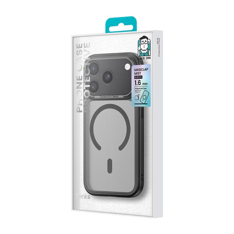 Coque de téléphone antichoc magnétique MagSafe Benks Skin Feel Series, Pour iPhone 17 Pro Max, Pour iPhone 17 Pro