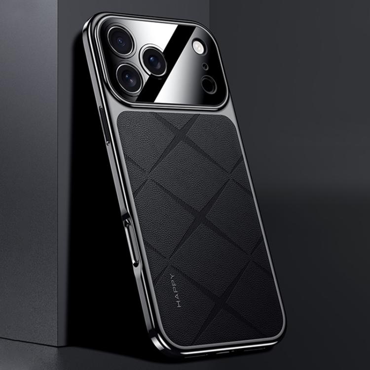 Coque de téléphone en cuir uni pour PC, pour iPhone 17 Pro Max, pour iPhone 17 Pro, pour iPhone 17, pour iPhone Air