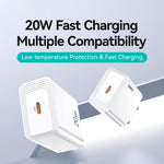 Chargeur rapide à port unique USAMS CC325 T69 PD 20W USB-C / Type-C, CC325