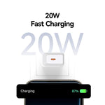 Chargeur rapide à port unique USAMS CC325 T69 PD 20W USB-C / Type-C, CC325