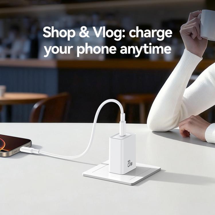 Chargeur rapide à port unique USAMS CC325 T69 PD 20W USB-C / Type-C, CC325