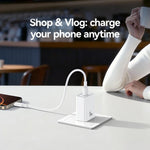 Chargeur rapide à port unique USB-A USAMS CC324 T69 QC18W, CC324