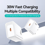 Chargeur rapide à port unique USAMS CC329 T69 PD 30W USB-C / Type-C, CC329
