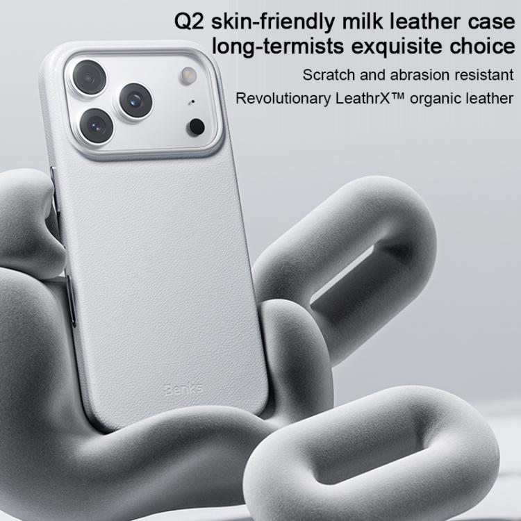 Coque de téléphone magnétique antichoc Benks Q2 Series MagSafe, Pour iPhone 17 Pro Max, Pour iPhone 17 Pro