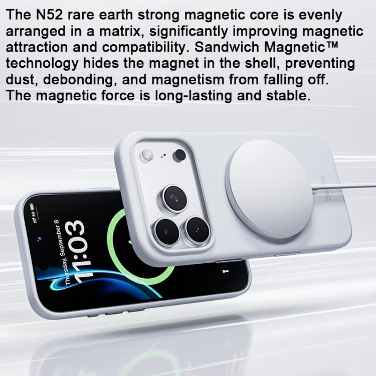 Coque de téléphone magnétique antichoc Benks Q2 Series MagSafe, Pour iPhone 17 Pro Max, Pour iPhone 17 Pro