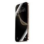 Film en verre trempé de confidentialité Benks King Kong Corning Hot-bend Full-glue (version à installation rapide), pour iPhone 17 Pro Max, pour iPhone 17 Pro