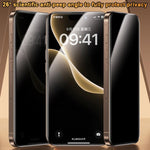 Film en verre trempé de confidentialité Benks King Kong Corning Hot-bend Full-glue (version à installation rapide), pour iPhone 17 Pro Max, pour iPhone 17 Pro