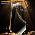Film en verre trempé de confidentialité Benks King Kong Corning Hot-bend Full-glue (version à installation rapide), pour iPhone 17 Pro Max, pour iPhone 17 Pro