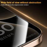 Film en verre trempé de confidentialité Benks King Kong Corning Hot-bend Full-glue (version à installation rapide), pour iPhone 17 Pro Max, pour iPhone 17 Pro