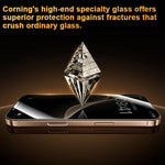 Film en verre trempé de confidentialité Benks King Kong Corning Hot-bend Full-glue (version à installation rapide), pour iPhone 17 Pro Max, pour iPhone 17 Pro