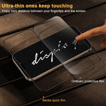 Film en verre trempé de confidentialité Benks King Kong Corning Hot-bend Full-glue (version à installation rapide), pour iPhone 17 Pro Max, pour iPhone 17 Pro