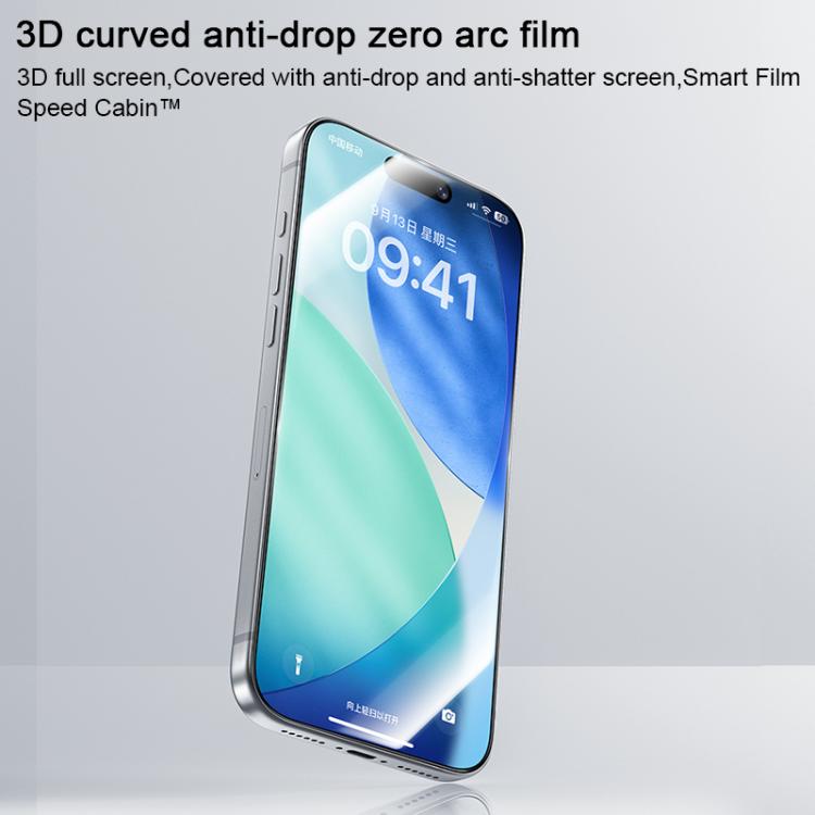 Protecteur d'écran en verre trempé Benks Zero Curve Edge HD, pour iPhone 17 Pro Max, pour iPhone 17, pour iPhone Air