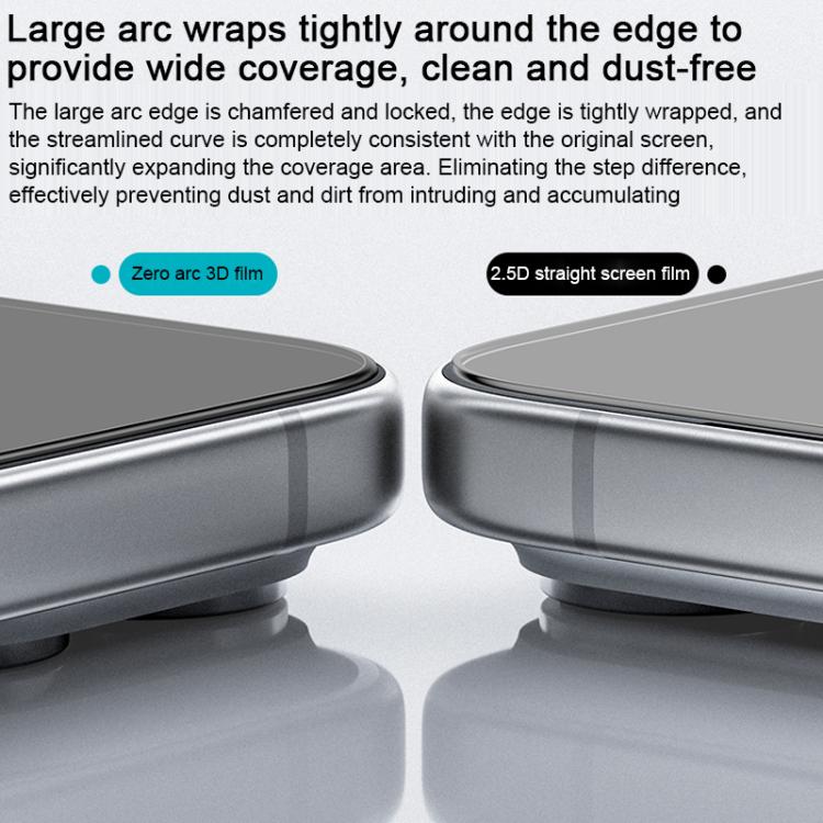 Protecteur d'écran en verre trempé Benks Zero Curve Edge HD, pour iPhone 17 Pro Max, pour iPhone 17, pour iPhone Air