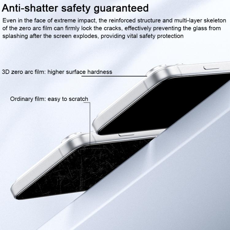 Protecteur d'écran en verre trempé Benks Zero Curve Edge HD, pour iPhone 17 Pro Max, pour iPhone 17, pour iPhone Air