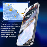 Benks Zero Curve Edge Gaming Frosted Tempered Screen Protector, For iPhone 17 Pro Max, For iPhone 17