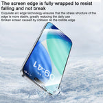 Protection d'écran en verre trempé Benks Zero Curve Edge anti-espion, Pour iPhone 17 Pro Max, Pour iPhone 17, Pour iPhone Air
